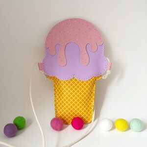 Purple Ice Cream Purse